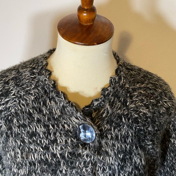 60s VTG Heather Grey Winter Coat - Picture 8 of 16